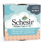 Schesir консервы для котят, тунец с алоэ 85 г